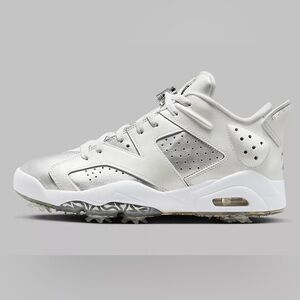 Nike Air Jordan Retro 6 G Golf NRG Gift Giving Silver FD6719-001 Men's Sz 8